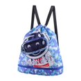 thumbnail image 2 of Mochila con cordón para gimnasio Salvador natación húmeda Azul, 2 of 10