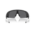 thumbnail image 6 of Oakley Meta Vanguard Smart Glasses, AI Meta Glasses with Photo, Video, and Audio, Size 52, White/Prizm Black, 6 of 8
