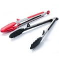 thumbnail image 4 of Joernso 9/12inch BBQ Tong Stainless Steel Silicone Barbecue Food Clip Clamp Kitchen Tool, 4 of 8