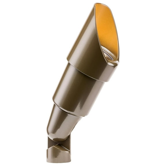 FX Luminaire by RS-NL-LS-BZ - Up Light Fixture with Long Shroud Aluminum Housing & Bronze Finish (No LED Lamp Bulb Included)