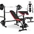 thumbnail image 3 of Hicient 660lbs Olympic Weight Bench Set with Squat Rack, Bench Press Set with Preacher Curl & Leg Developer, Multifunctional 5 in 1 Adjustable Foldable Wourkout Bench Set, Exercise Equipment for Home, 3 of 4