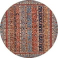 thumbnail image 1 of Ahgly Company Indoor Round Abstract Brown Red Abstract Area Rugs, 7' Round, 1 of 6