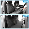 thumbnail image 2 of Car Front Rear Seat Covers Seat Protectors Pad for Toyota Tacoma 2005-2024 Limited TRD Black 5 Pcs, 2 of 6