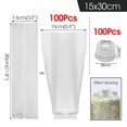thumbnail image 1 of Pp Mushroom Plant Growing Kits Spawn Bag Kit High Temp Pre Sealable Substrate Cultivation Container Breathable Lock Ring Planter Tool, 1 of 5
