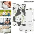 thumbnail image 3 of SKYSONIC Panda Sketch Hand Towels Set of 2, Cotton Bath Towel for Drying Face Hands Body ,Absorbent Lightweight Towels for Bathroom Ktichen Travel Gym, 16"x28", 3 of 7