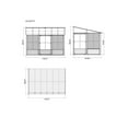 thumbnail image 3 of Gazebo Penguin Florence Ajouter Une Pièce 8 ft. x 12 ft. en Noir, 3 of 9