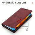 thumbnail image 5 of for Google Pixel 9 Pro XL Wallet Case Cover, Luxury Wallet Case with Card Holder Magnetic Clasp Kickstand PU Leather Folio Protective Phone Case for Google Pixel 9 Pro XL, Winered, 5 of 10