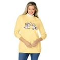 thumbnail image 4 of Woman Within Plus Size Layered-Look Sweatshirt, 4 of 6