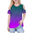 thumbnail image 2 of YUNAFFT T-Shirt Décontracté à Manches Courtes pour Garçons et Filles, Élégant et Mignon, Imprimé, 2 of 9