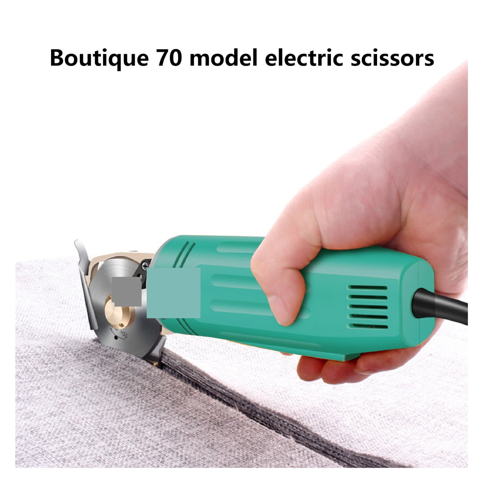 Electric Fabric Scissors Rotary Blade Fabric Tool Leather Fabric Electric Cutter Kit Cutting Saw Tool ,Sharp & Durable