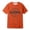 Orange, variant on Men's Summer Casual Letter Print Short Sleeve T Shirt Polyester & Spandex Lightweight Breathable Multiple Sizes