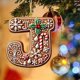 thumbnail image 4 of Adornos navideños personalizados con letras | 26 adornos colgantes DIY con gorros de Papá Noel | Decoración navideña acrílica para el hogar y el árbol, 4 of 4