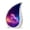 Unicorn-1, variant on VALERASH White Unicorn Memorial Urn for Ashes for Women - Mini Blue Drop Urns for Adult Male Decorative Rainbow Cremation Urn for Mother- 3 Inch
