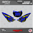 thumbnail image 2 of Kalair GFX Graphics Kit for Suzuki DR200-S (All Years) Twitch Series, 2 of 5