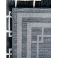 thumbnail image 4 of Jill Zarin Uptown Collection Area Rug - Metropolitan (6' 1" x 9' Rectangle Navy Blue/Ivory), 4 of 6