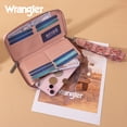 thumbnail image 6 of Wrangler Wristlet Western Wallet Boho Aztec Credit Card Holder for Women, Pink, 6 of 7