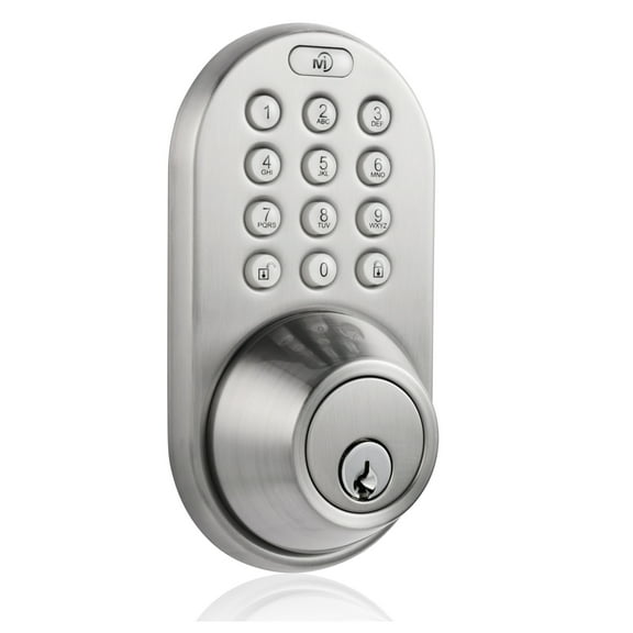 MiLocks Keypad Deadbolt Satin Nickel