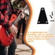 thumbnail image 4 of Greeniant 2 uds cubierta GR06A placa negra con 3 tornillos trapezoidal guitarras cuello piezas de repuesto accesorios para instrumentos Accesorios para instrumentos musicales Greeniant  OD029969-00, 4 of 6