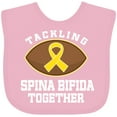 thumbnail image 3 of Inktastic Spina Bifida Awareness Ribbon Boys or Girls Baby Bib, 3 of 4