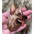 thumbnail image 2 of German Shephard, Dog, Pets, Animals, Embroidered, Iron-on Patch, 2 of 5