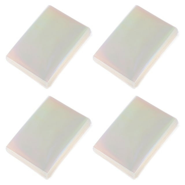 LOVEVER 100 Pcs Card Case Protectors Trading Sleeve Baseball Sleeves Board Game Cover Pvc