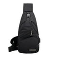 thumbnail image 2 of Hombres de moda Pecho Bolsa Viaje al aire libre Ligero Cross Body Pouch Los 33x16x8cm SM SunniMix Bolsas de moda para hombres, 2 of 8