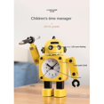 thumbnail image 3 of Reloj, despertador con campana fuerte y robot de dibujos animados, reloj de escritorio, alarma para niños, regalos de Black Friday, Navidad, habitación, aula, sala de estudio (amar, 3 of 5