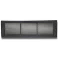 thumbnail image 1 of Air Return Grill 6″ x 24″ with 8″ x 26″ Faceplate – Decorative Linear Design HVAC Vent Cover, Cast Aluminum, Powder-Coated Repaintable Wall Ceiling Floor Grille (VR109), 1 of 9
