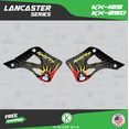 thumbnail image 2 of Kalair GFX Graphics Kit for Kawasaki KX125 (1999-2002) Lancaster Series, 2 of 5