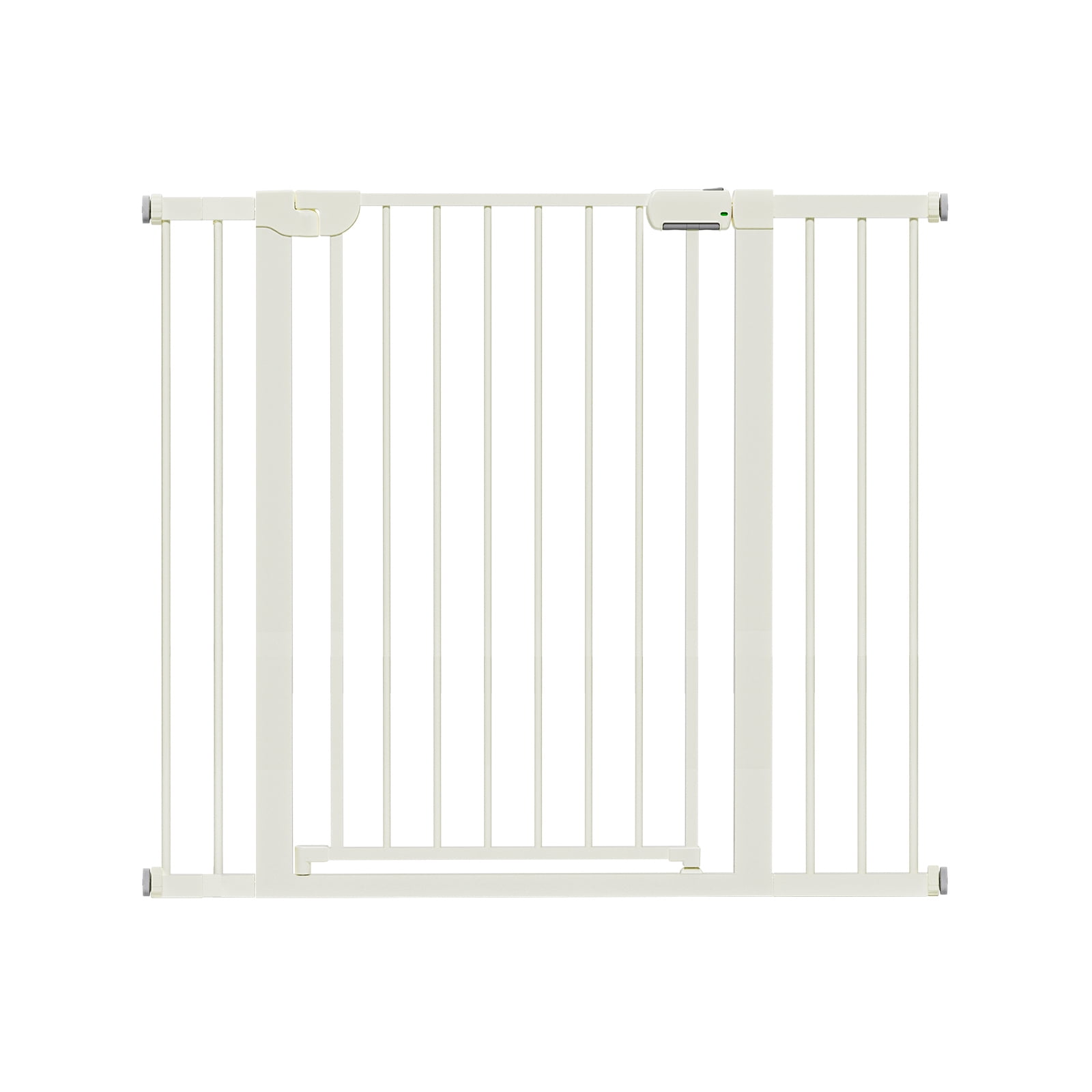 Mutak Baby Safety Gate, Baby Gates for Top Stairs Doorway, 29.5''- 46''Wide, High 36" , Pressure Mount, White