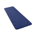 thumbnail image 3 of Tuvgenk Bath Mats Water Absorbing Non Slip Quick Drying Bathroom Rug 4x2 Rectangle Navy Blue Long Floor Rug for Tub, 3 of 5