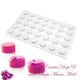 thumbnail image 4 of Toystoory Molde de galletas de 35 cavidades, molde de silicona portátil para repostería de Chocolate, Fondant, cubitos de hielo, herramienta Herramientas y accesorios para hornear Ronda, 4 of 6
