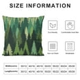 thumbnail image 5 of GOSMITH Happy Winter Merry Christmas Pine Tree Decorative Throw Pillow Cover Cushion Case for Outdoor Home Sofa (Beige Pine), 5 of 5