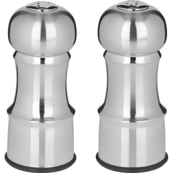 SALIÈRE&POIVRIÈRE FINI INOX 11.5 CM VIDE Salière & poivrière