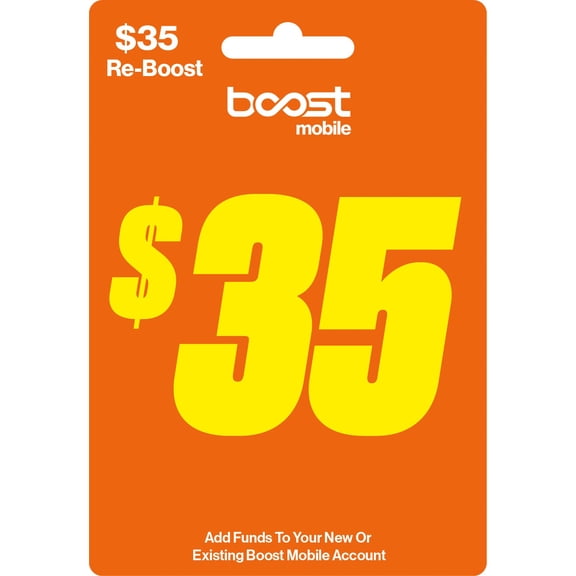 Boost Mobile $35 Top Up