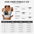 thumbnail image 7 of Fotbe Dachshund Sitting in Bathtub Pattern Womens' Sports Bra Longline Wirefree Padded with Medium Support Sports Moisture-Wicking Workou Vest,Tank Top-XX-Large, 7 of 7