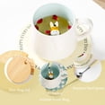 thumbnail image 2 of Taza de cerámica BigNoseDeer Donkey, 350 ml, con tapa, 2 of 8