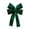 A003- C, variant on Christmas Tree Ornaments, Christmas Tree Decorations, Emerald Green Decor, Green Velvet Ribbon Styled Hanging Bow Decorations, 18X12 Inch Small 3D Velvet Bow Hanging Ornament for