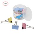 thumbnail image 2 of Clip Longue Queue, 12pcs Multi Couleur Papier Bureau Dovetail Clip Fichier Bureau Clip Haut de Gamme Performance, 2 of 5