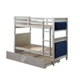 thumbnail image 2 of ACME Lit Superposé en Bois Varian Simple sur Simple Bleu et Argent, 2 of 7
