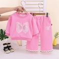 thumbnail image 2 of Baby Girl Clothes Girls Sets Fall Outfits Crewneck Sweatshirt Long Sleeve Top 6M-4T, 2 of 9