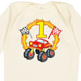 thumbnail image 4 of Inktastic Monster Truck 1st Birthday Boys or Girls Long Sleeve Baby Bodysuit, 4 of 5