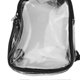 thumbnail image 4 of Transparent Shoulder Bag Fashion Large Capacity Waterproof Clear PVC Shoulder Bag for Daily Work Travel Beach Black, 4 of 4