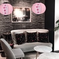 thumbnail image 3 of Japanese Cherry Flower Round Lantern Japanese Sakura Hanging Lantern for Decor, 3 of 8