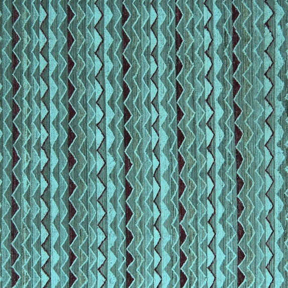 Ahgly Company Indoor Square Abstract Light Blue Modern Area Rugs, 3' Square