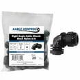thumbnail image 3 of Kable Kontrol Nylon Cable Glands 1/2” Right Angle Joint Elbow Gland 14 NPT 20 Pcs Cord Grip, Strain Relief, Waterproof Adjustable Locknut for  Use, Flame Retardant, RoHS, 3 of 7