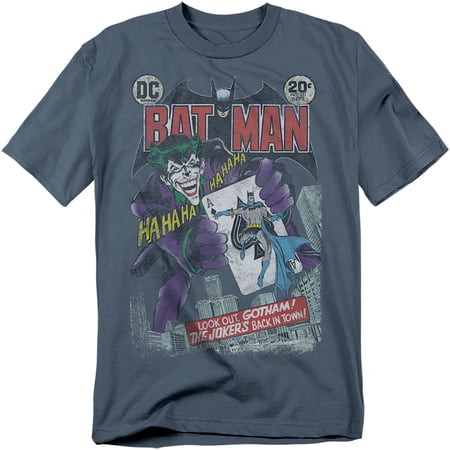 Batman Comics Cover #251 Distressed Men s T-Shirt-Small