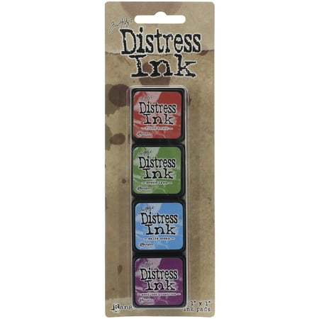 UPC: 0789541040323 | Tim Holtz Distress Mini Ink Pads 4/Pkg-Kit 2