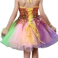 thumbnail image 3 of Jumpingount Vestido de baile de ballet para niños y niñas, disfraces de tutú, ropa de baile bordada, conjunto infantil para bailarina, escenario Vestidos Como se muestra 160cm, 3 of 6