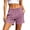 Purple, variant on MLCDZ Womens Bermuda Shorts Elastic Waist Athletic Loose Running Comfy Long Yoga Shorts with Pockets Summer Golf Workout Holiday Short Pants